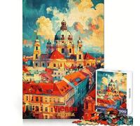 Rompecabezas con póster de Arte vienés para Adultos, 1000 Piezas, lógica, práctica, Escape Tranquilo, Bordes limpios, Navidad (50x75cm)