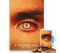 Rompecabezas con póster de película de Oppenheimer para Adolescentes, 1000 Piezas, para estimular la Memoria, Juego de Interior, Montaje de imágenes, Regalo navideño (50x75cm)