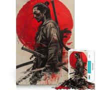 Rompecabezas con póster de Shinobi o Ninja para Adolescentes, 1000 Piezas, Actividad para ejercitar la Mente en casa, Bordes precisos, Regalo Festivo 38x26cm