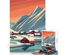 Rompecabezas con póster de Svalbard para Adultos, 1000 Piezas, Juguete Inteligente, vínculo Familiar, Corte preciso, Regalo de Temporada 38x52cm