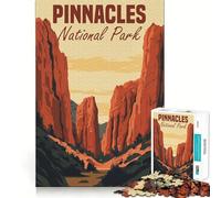 Rompecabezas con póster del Parque Nacional Pinnacles para Adultos, 1000 Piezas, lógica Clara, Juguete, pasatiempo Tranquilo, Corte Perfecto, Regalo Elegante (50x75cm)