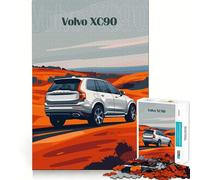 Rompecabezas con póster del SUV Volvo XC 1000 Piezas Juego cognitivo Divertido Troquelado de Alta precisión aliviar el estrés (38x26cm)