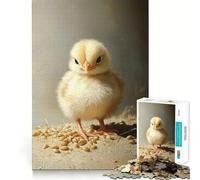 Rompecabezas con Retrato de Pollito Enojado para Adultos,1000 Piezas,Juego de Memoria,Corte láser para un Ajuste Perfecto, aliviar el estrés (38x26cm)