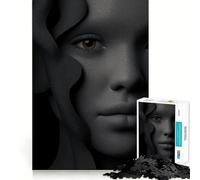 Rompecabezas con Retrato Texturizado y Tela fluida para Adolescentes, 1000 Piezas, Juguete cognitivo, pasatiempo Tranquilo, Borde Premium, 50x75cm