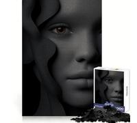 Rompecabezas con Retrato Texturizado y Tela fluida para Adolescentes, 1000 Piezas, Pure Logic Toy, Quiet Calm Clean Cut, decoración de Pared 38x52cm