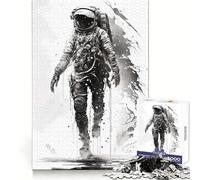 Rompecabezas Conquistadores del Espacio de 1000 Piezas para Adultos Juguete Inteligente para Toda la Familia Obra de Arte de Corte preciso (38x26cm)