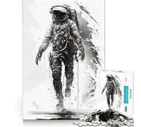 Rompecabezas Conquistadores del Espacio de 1000 Piezas para Adultos Juguete Inteligente para Toda la Familia Obra de Arte de Corte preciso (38x26cm)