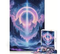 Rompecabezas Convergencia Celestial de 1000 Piezas para Adolescentes Entrenamiento Inteligente Pasatiempo Tranquilo Bordes precisos Regalo Ideal para Las Fiestas (50x75cm)