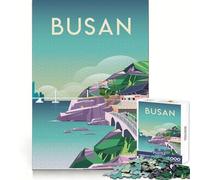 Rompecabezas Coreano de 1000 Piezas para Adolescentes Recall Power Serene Escape,Bordes precisos,Regalo de cumpleaños (38x26cm)