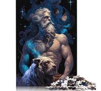 Rompecabezas Creativo de 1000 Piezas de Zeus y su compañero para Adultos y Rompecabezas de Madera, Juguetes educativos, 38 x 26 cm (1000 Piezas)