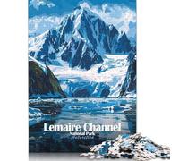 Rompecabezas Creativo de 1000 Piezas del Parque Nacional Canal Lemaire, Antártida, para Adultos, de Papel, 38 x 26 cm (1000 Piezas)