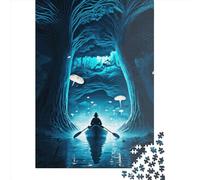 Rompecabezas creativos Cuadrados de 1000 Piezas con temática del océano mágico para Adultos y Juego Educativo de Rompecabezas de Madera para Adultos 1000 Piezas (75x50cm)