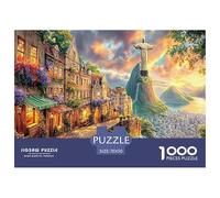 Rompecabezas Cristo Redentor_ Brasil 1000 Piezas Puzzle - Juego Didáctico para Adultos Y Niños, 70x50cm/1000pcs