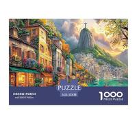 Rompecabezas Cristo Redentor_ Brasil 1000 Piezas Puzzle para Adultos Y Niños - Juego Didáctico,Divertida Actividad para Toda La Familia 52x38cm/1000pcs