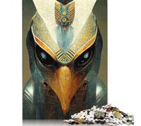 Rompecabezas Cuadrado Abstracto de 500 Piezas con diseño de halcón para Adultos y Rompecabezas de Madera 500 Piezas (52x38cm)