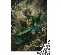 Rompecabezas Cuadrado Creativo de 1000 Piezas con diseño de Ataque venenoso del chamán Enojado para Adultos. Rompecabezas de Madera, Juguetes educativos de 1000 Piezas (75x50cm).