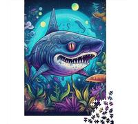 Rompecabezas Cuadrado Creativo de 1000 Piezas con diseño Floral monstruoso para Adultos. Ideal para aliviar el estrés. Un Regalo navideño único. Medidas: 38 x 26 cm / 1000 Piezas.