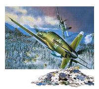 Rompecabezas Cuadrado Creativo Dornier Do 335 Jet de 500 Piezas para Adultos y Rompecabezas de Madera, Juego Educativo para Adultos 500 Piezas (52x38cm)