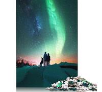 Rompecabezas Cuadrado de 1000 Piezas Aurora Galaxy Explorers para Adultos, Rompecabezas de Madera, Juego Educativo para niños, 1000 Piezas (75 x 50 cm)