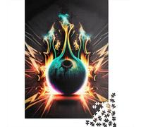 Rompecabezas Cuadrado de 1000 Piezas con diseño Abstracto de Bolos para Adultos, Rompecabezas de Madera, Juguetes educativos de Aprendizaje, Juegos Familiares, 1000 Piezas (75x50cm)