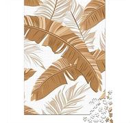 Rompecabezas Cuadrado de 1000 Piezas con Forma de Hoja para Adultos, Rompecabezas de Madera, Adultos, 1000 Piezas (75x50cm)