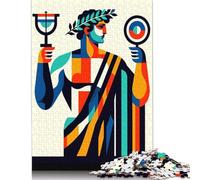 Rompecabezas Cuadrado de 1000 Piezas de Apolo, Dios de los Oráculos, para Adultos, Rompecabezas de Madera, Juego Educativo para niños, 1000 Piezas (75 x 50 cm)