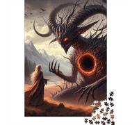 Rompecabezas Cuadrado de 1000 Piezas de la Bestia de Las Sombras para Adultos y niños. Juego de Rompecabezas de Papel de 38 x 26 cm.