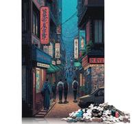 Rompecabezas Cuadrado de 1000 Piezas de Seúl Pixel Art para Adultos y niños, de Madera, (75 x 50 cm).