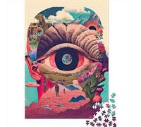 Rompecabezas Cuadrado de 1000 Piezas Espejismo Místico para Adultos. Juego Educativo de Papel. Medidas: 38 x 26 cm / 1000 Piezas.