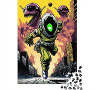 Rompecabezas Cuadrado de 1000 Piezas: La Guerra Final. para Adultos. Rompecabezas de Papel. Juego de desafío único. 38 x 26 cm / 1000 Piezas.