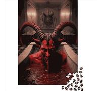 Rompecabezas Cuadrado de 1000 Piezas para Adultos, Ideal para la Hora del baño. Juego de Rompecabezas de Papel Interactivo de 38 x 26 cm.