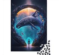 Rompecabezas Cuadrado de 1000 Piezas Portal al Agua para Adultos, Rompecabezas de Madera, Juguetes educativos, Juegos Familiares, 1000 Piezas (75x50cm)