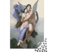 Rompecabezas Cuadrado de 1000 Piezas sobre el rapto de Psique para Adultos, Rompecabezas de Papel, Juego Educativo para niños, 38 x 26 cm / 1000 Piezas