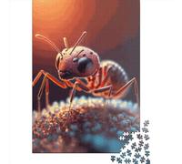 Rompecabezas Cuadrado de 1000 Piezas sobre la Vida de Las Hormigas para Adultos y Rompecabezas de Madera para Actividades Familiares 1000 Piezas (75x50cm)