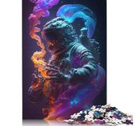 Rompecabezas Cuadrado de 500 Piezas de Universo Líquido para Adultos, Rompecabezas de Madera, Juguetes de Entretenimiento Familiar, 500 Piezas (52 x 38 cm)