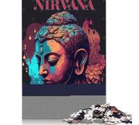 Rompecabezas Cuadrado de 500 Piezas Nirvana Unveiled para Adultos, Rompecabezas de Madera, Juego práctico, 500 Piezas (52 x 38 cm)