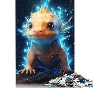 Rompecabezas Cuadrado de ajolote Celestial cósmico de 1000 Piezas para Adultos y Rompecabezas de Madera, Juguetes educativos de Aprendizaje, Juegos Familiares, 1000 Piezas (75 x 50 cm)