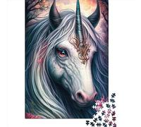Rompecabezas Cuadrado de fantasía de Unicornios de 1000 Piezas para Adultos, Rompecabezas de Papel, Juguete, decoración de Pared, 38 x 26 cm / 1000 Piezas