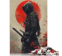 Rompecabezas Cuadrado de Madera de 1000 Piezas con temática Ninja Shinobi Japonesa para Adultos. Juego desafiante. 1000 Piezas (75 x 50 cm)