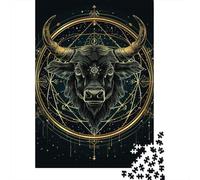 Rompecabezas Cuadrado de Tauro de 1000 Piezas para Adultos, Rompecabezas de Papel, Juego Educativo para niños, 38 x 26 cm / 1000 Piezas