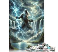 Rompecabezas Cuadrado de Zeus de 500 Piezas para Adultos, Rompecabezas de Madera, Juguetes de Entretenimiento Familiar, 500 Piezas (52 x 38 cm)