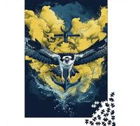 Rompecabezas Cuadrado Osprey de 1000 Piezas para Adultos, Rompecabezas de Madera, Juego Educativo, Juguete de desafío, 1000 Piezas (75x50cm)