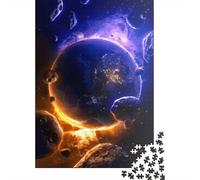 Rompecabezas Cuadrado Planeta X de 1000 Piezas para Adultos, Rompecabezas de Papel, Juego práctico, 38 x 26 cm / 1000 Piezas