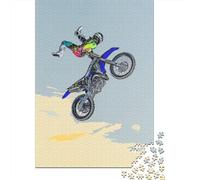 Rompecabezas Cuadrados creativos de 500 Piezas de Moto GP Racing para Adultos y Rompecabezas de Madera, Juego Educativo para Adultos, 500 Piezas (52x38cm)