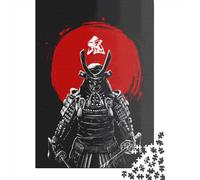 Rompecabezas Cuadrados de 500 Piezas de Guerreros samuráis para Adultos y Rompecabezas de Madera, Juguetes educativos de Aprendizaje, Juegos Familiares, 500 Piezas (52x38cm)