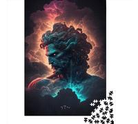 Rompecabezas Cuadrados de 500 Piezas Etherial Aquarius para Adultos y Rompecabezas de Madera para Toda la Familia (52x38cm)