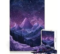 Rompecabezas Cumbres Estrelladas para Adolescentes, 1000 Piezas, Actividad para Desarrollar la Capacidad Mental, Regalo Festivo de Borde Exacto 50x75cm