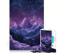 Rompecabezas Cumbres Estrelladas para Adolescentes, 1000 Piezas, Juguete para ejercitar la Mente, Actividad para el hogar, decoración de Pared con Corte de precisión 38x52cm