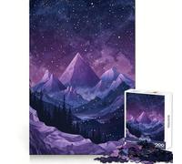 Rompecabezas Cumbres Estrelladas para Adultos, 1000 Piezas, Juguete para ejercitar la Mente, Divertido, Corte de precisión, 38x26cm