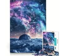 Rompecabezas Cúpula Nevada bajo Las Estrellas para Adultos, 1000 Piezas Fortalece la Memoria, Alivia la ansiedad, Borde Liso, cálida Sorpresa (50x75cm)